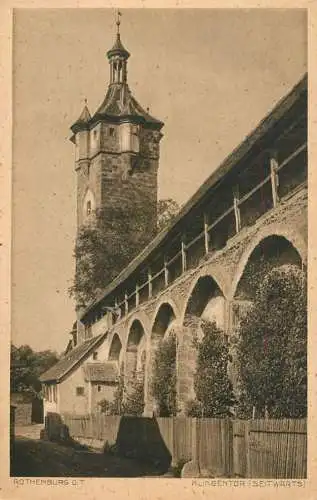 Germany Rothenburg ob der Tauber Klingentor (Seitwarts)