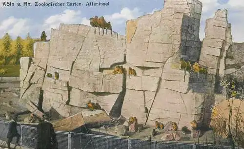 Germany Koln am Rhein Affeninsel