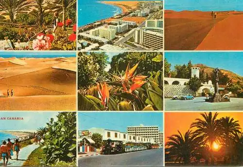 Spain Islas Canarias Gran Canaria several sites and views
