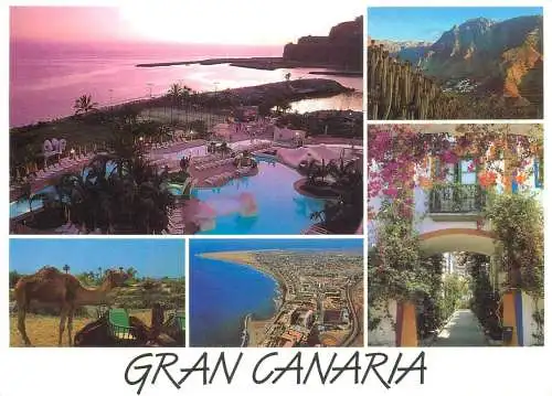 Spain Islas Canarias Gran Canaria different sites and sights