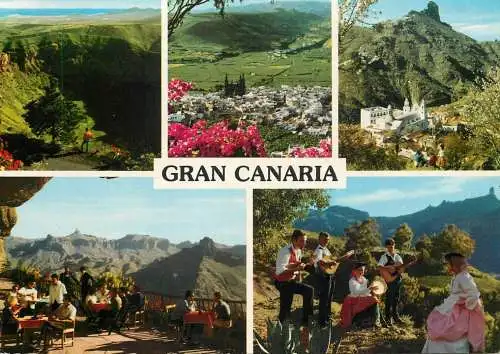 Spain Islas Canarias Gran Canaria ethnic types, folklore and sites