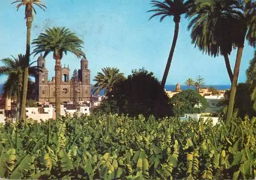 Spain Gran Canaria Las Palmas partial view
