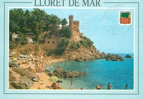 Spain Lloret de Mar La Caleta castle