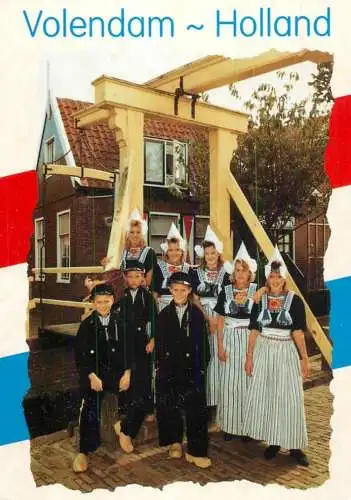 Netherlands Volendam traditional costumes
