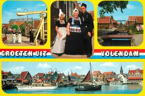 Netherlands Volendam traditional costumes