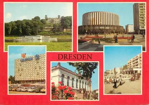 Germany Dresden different sights and sites