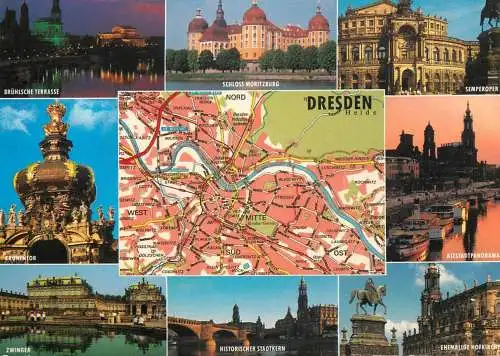 Germany Dresden multi view & map
