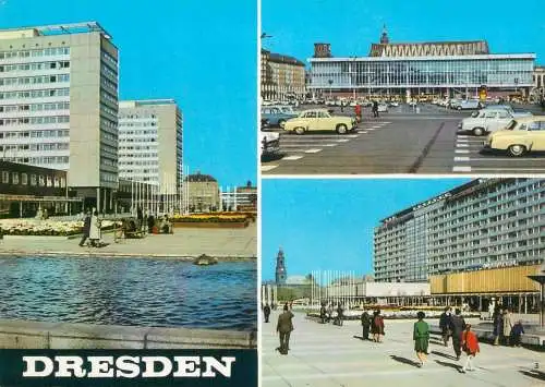 Germany Dresden Prager Strasse multi view