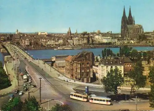 Germany Köln am Rhein Deutzer Brucke