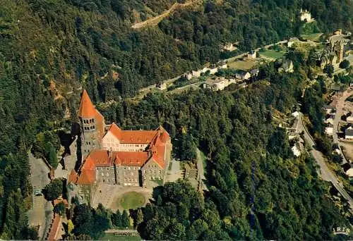 Luxembourg Clervaux castle aerial