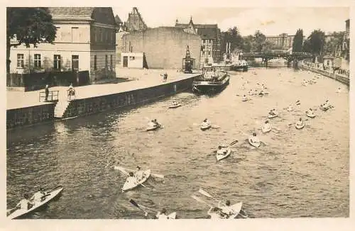 Bydgoszcz Brda river kayaking 1953