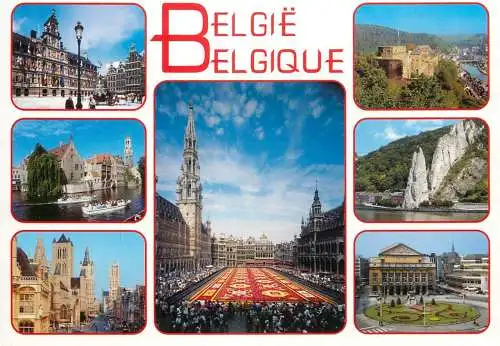 Belgium city hall flower bed