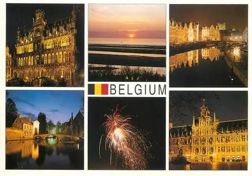 Belgium Bruxelles fireworks
