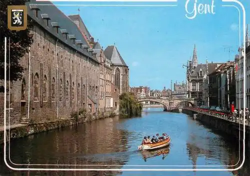 Belgium Gent chanel rowboat
