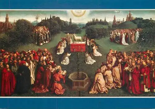 Belgium Gent adoration de l'Agneau mystique J.H. Van Eyck