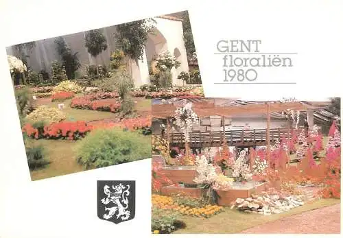 Belgium Gent flower garden