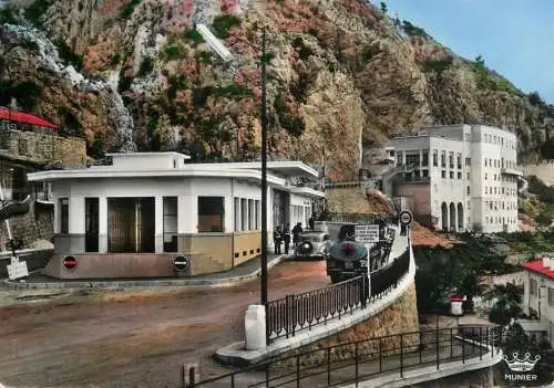 France Menton la frontiere 1957