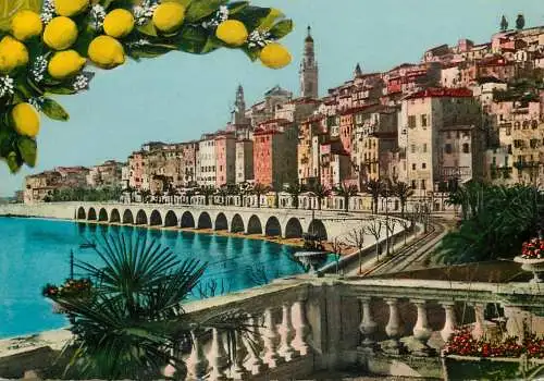 France Menton harbour