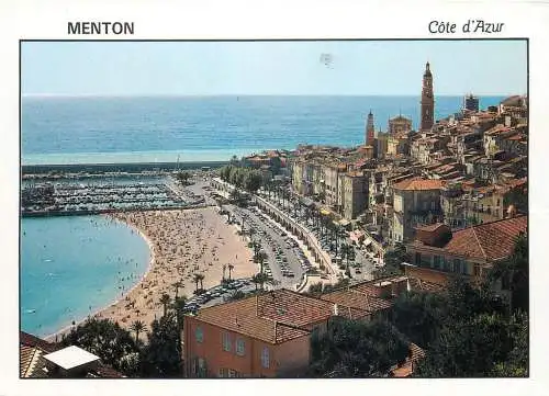 France Cote d'Azur Menton Plage des Sablettes
