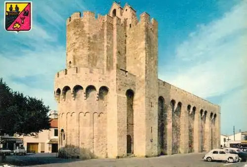 France Les Saintes Maries de la Mer l'eglise fortifiee 1976