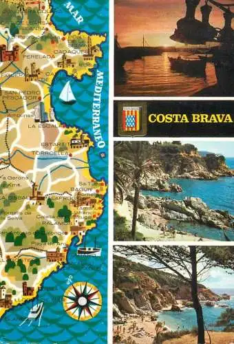 Spain Costa Brava Acantilado