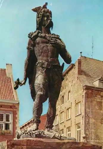 Belgium Tongeren basilique statue Ambriorix