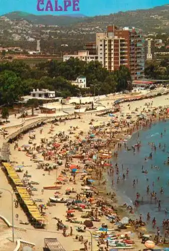 Spain Alicante Calpe playa de Levante