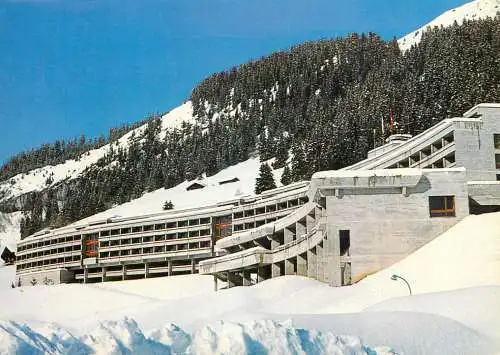 Switzerland Leysin Hotel Reine Fabiola winter scenery