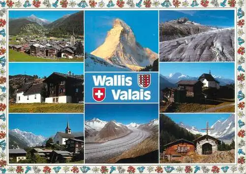 Switzerland Wallis Valais train