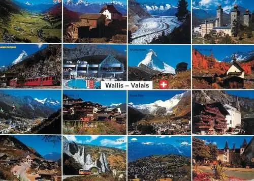 Switzerland Wallis Valais train