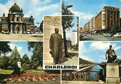 Belgium Charleroi statue
