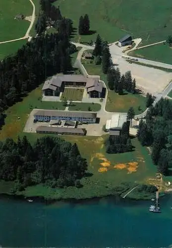 Switzerland Schwarzsee Camp Lac Noir vue aerienne