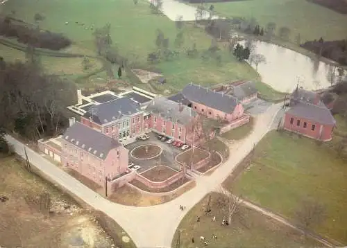 Belgium Baronville chateau aerial