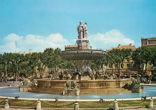 France Aix en Provence fontaine de la Rotonde