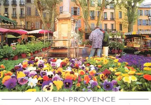 France Aix en Provence le marche aux fleurs