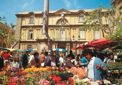 France Aix en Provence marche aux fleurs