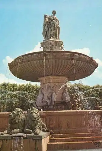 France Aix en Provence fontaine de la Grande Rotonde