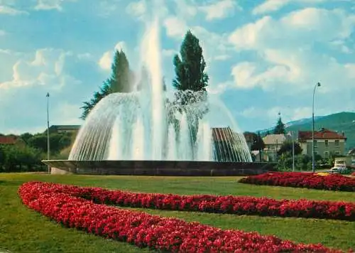 France Aix les Bains le jet d'eau