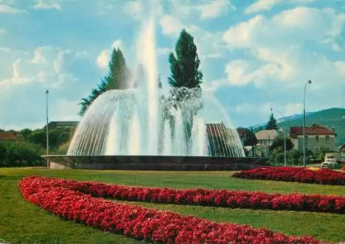 France Aix les Bains le jet d'eau