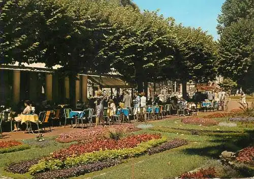 France Aix les Bains parc flower beds
