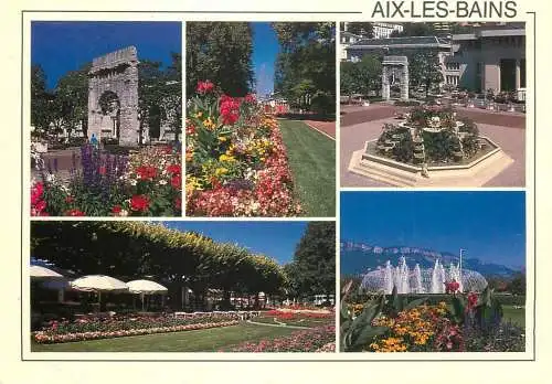 France Aix les Bains ruins fountains