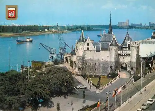 Belgium Antwerpen castle harbour
