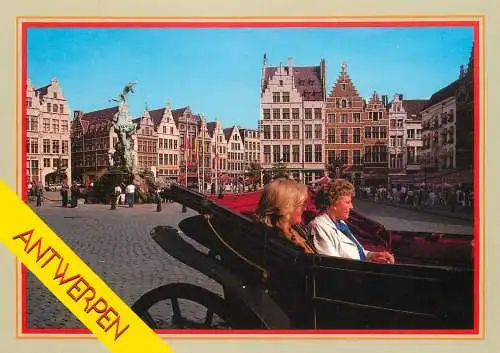 Belgium Antwerpen city hall auto ride