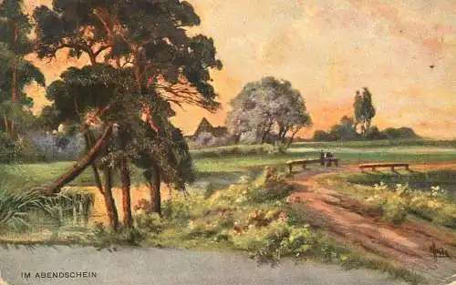 AK Germany im Abendschein