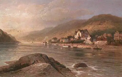 AK Germany Rheinstein und Falkenburg