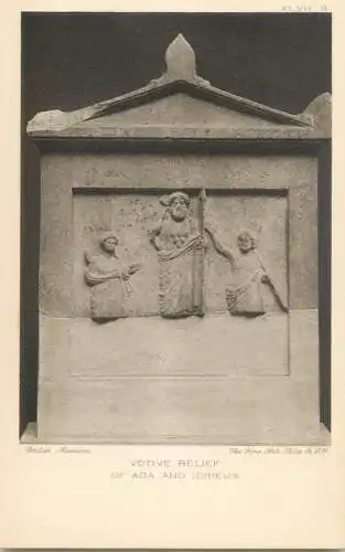 United Kingdom England London British museum fresco Votive relief of Ada and Idrieus