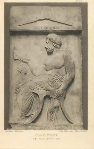 United Kingdom England London British museum Grave relief of Xanthippos