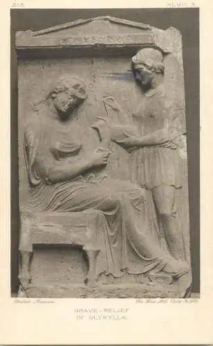 United Kingdom England London British museum Grave relief of Glykylla