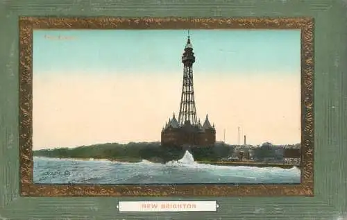 United Kingdom England New Brighton pier tower