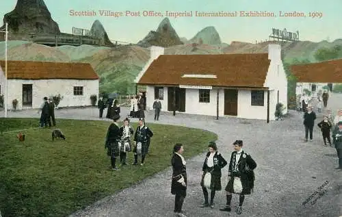United Kingdom England London Imperial Exhibition in Scottish village Post Office 1909